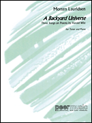 A Backyard Universe Vocal Solo & Collections sheet music cover